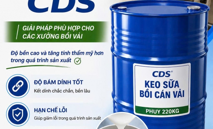 KEO BỒI VẢI – GIẢI PHÁP KẾT DÍNH HOÀN HẢO